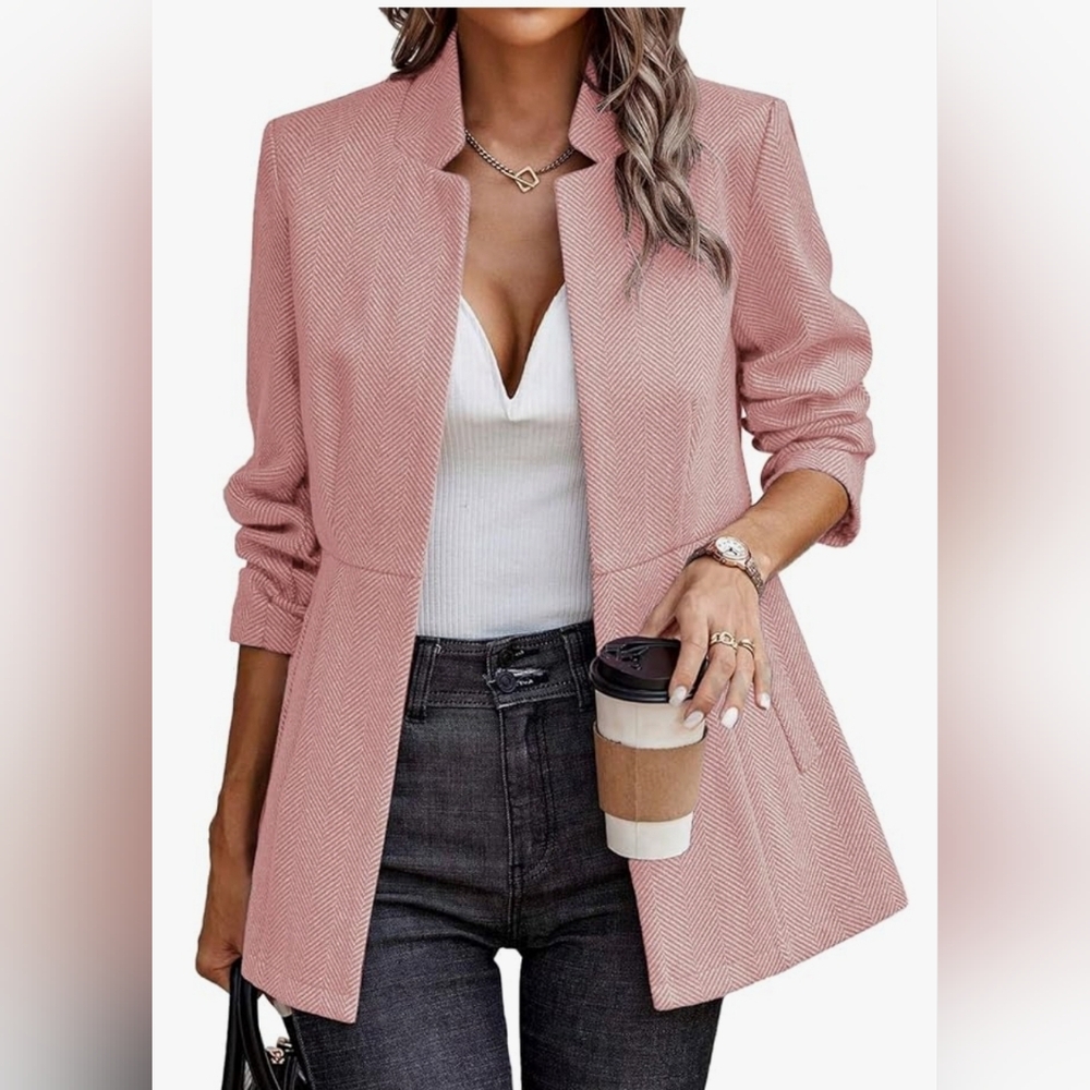 Elegant Pink Women's Jacket